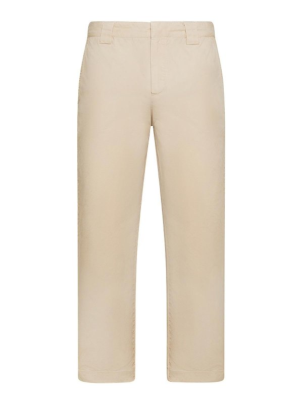 GOLDEN GOOSE: casual trousers - Regular Fit Cotton Chino Pants