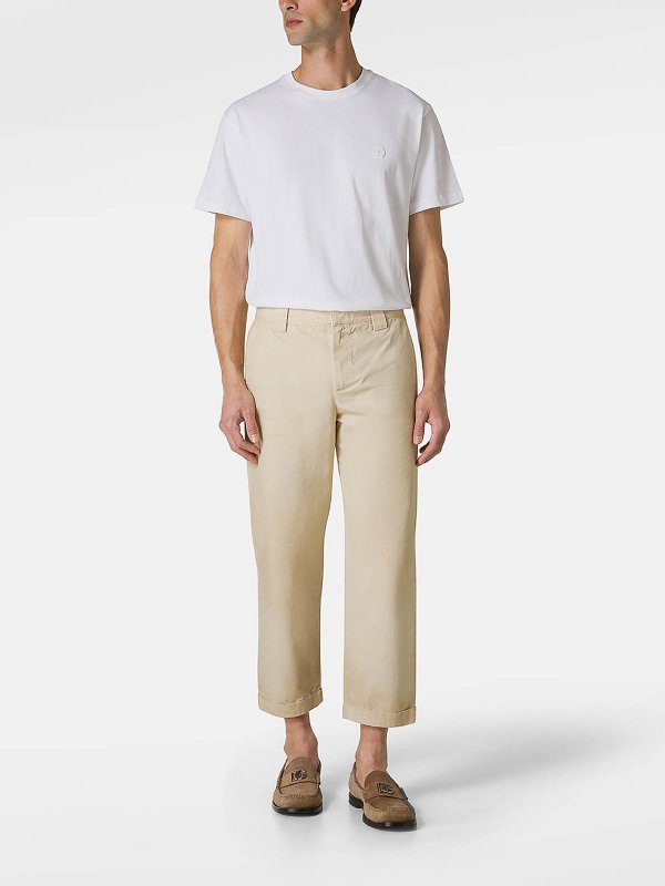 GOLDEN GOOSE: casual trousers online - Regular Fit Cotton Chino Pants