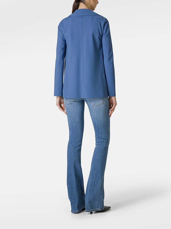 The Best Shops HARRIS WHARF LONDON: short coats - Short Double-Breasted Coat With Pockets