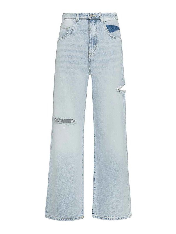 ICON DENIM: Jeans évasés - Jean Bootcut - Bleu