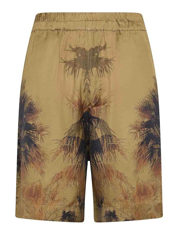 LANEUS: トラウザーショーツ - ショートパンツ - 緑