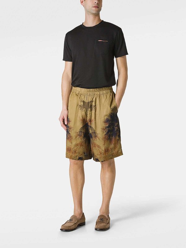 LANEUS: トラウザーショーツ online - ショートパンツ - 緑