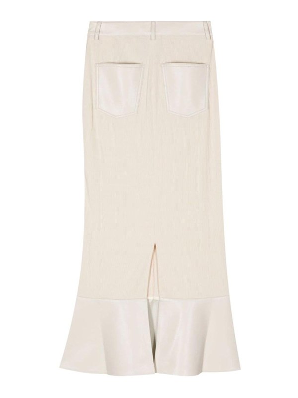 NANUSHKA: Knee length skirts & Midi online - Jenace Ribbed Organic Cotton Midi Skirt