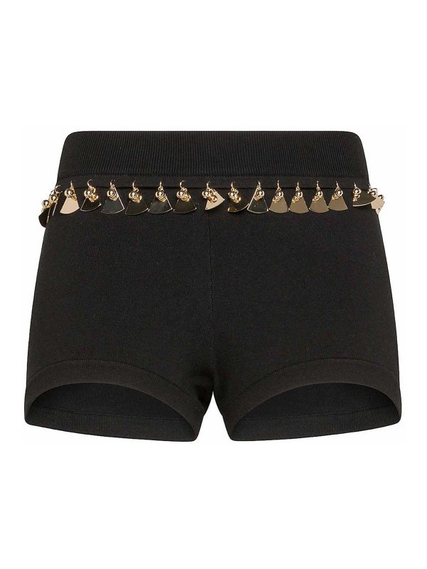 PACO RABANNE: Shorts - Shorts - Negro