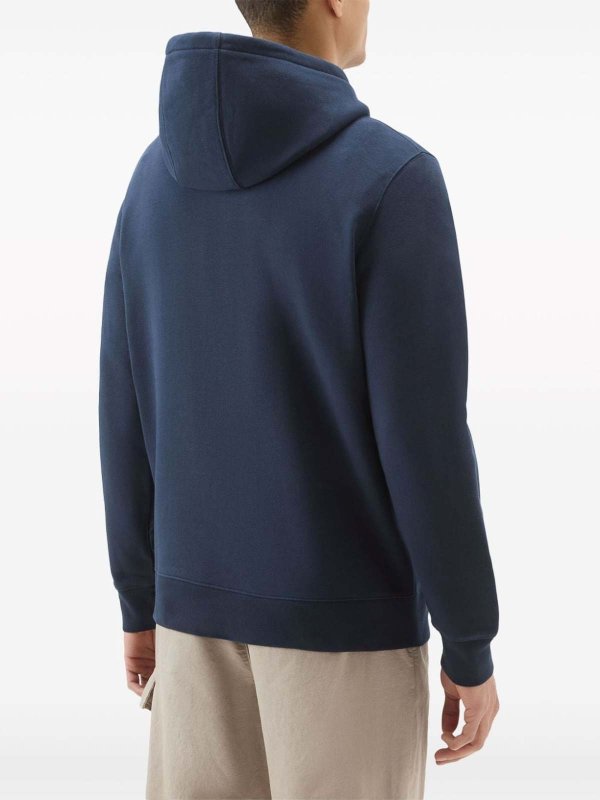 The Best Shops WOOLRICH: Sweatshirt - Blau