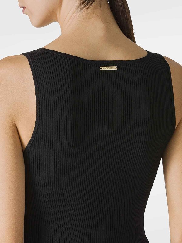 Long Ribbed Stretch Viscose Dress shop online: MICHAEL KORS