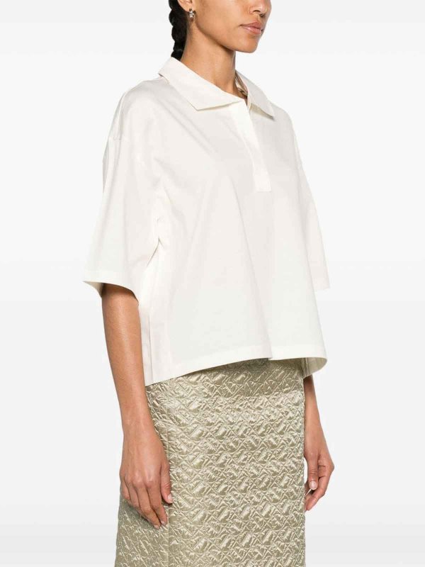 Poloshirt - Weiß shop online: MONCLER