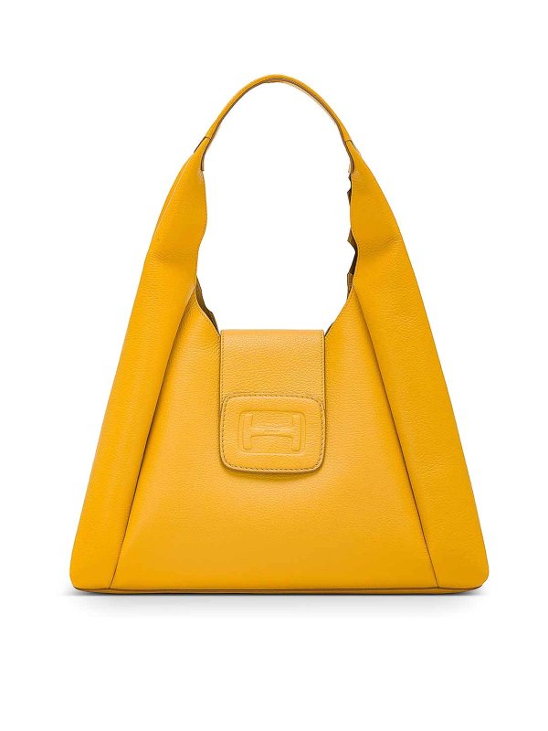 HOGAN: Handtaschen - Shopper - Gelb