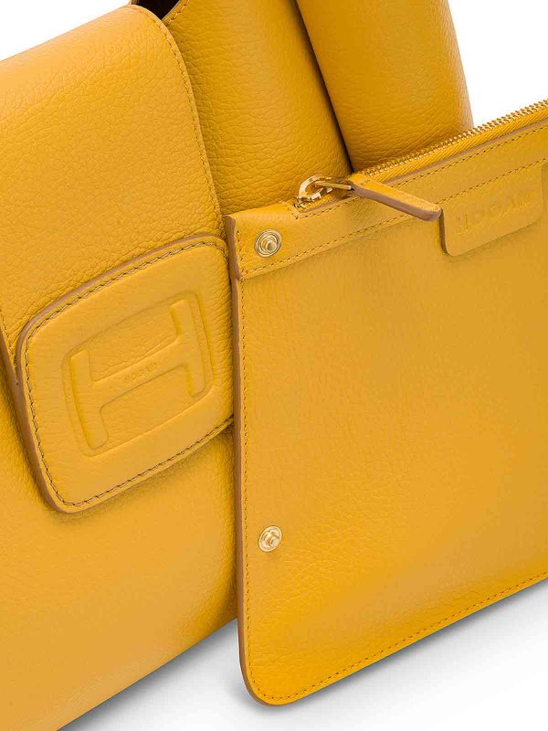 The Best Shops HOGAN: Handtaschen - Shopper - Gelb