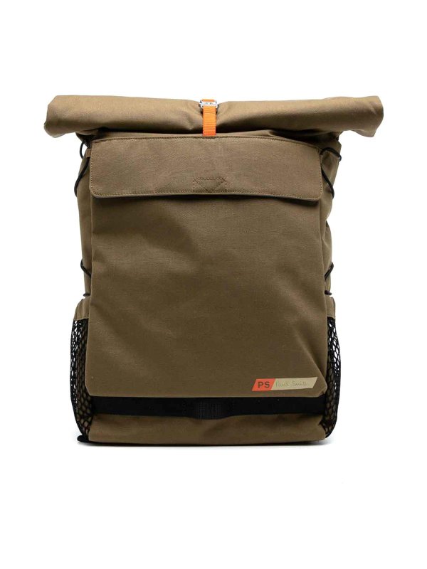 PAUL SMITH: backpacks - Utility Nylon Backpack With Front Pocket