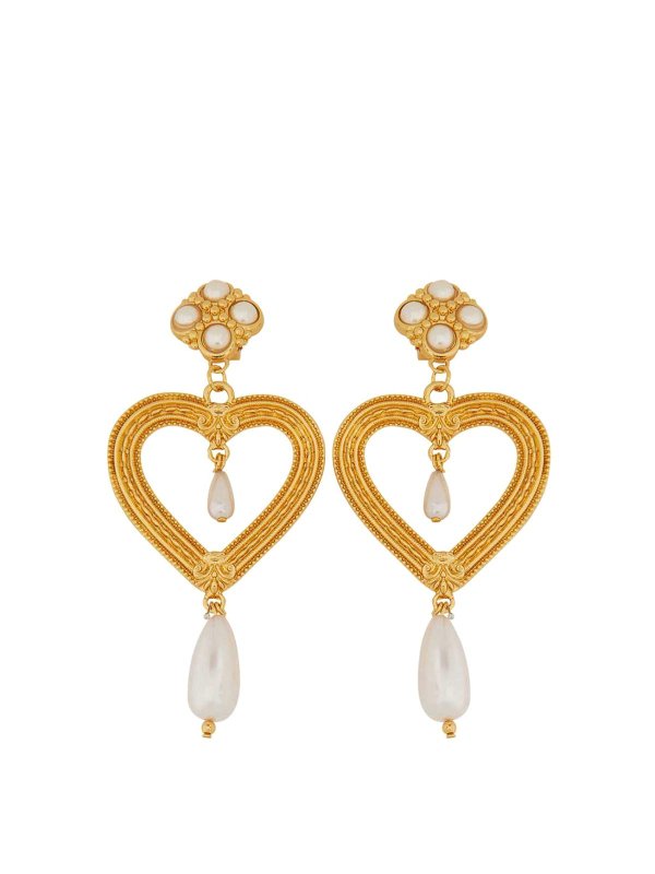 MOSCHINO: Earrings - Earrings Heart