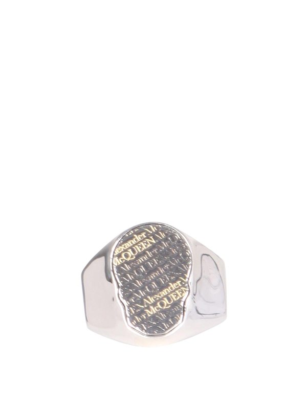 ALEXANDER MCQUEEN: ringe - Ring - Silber