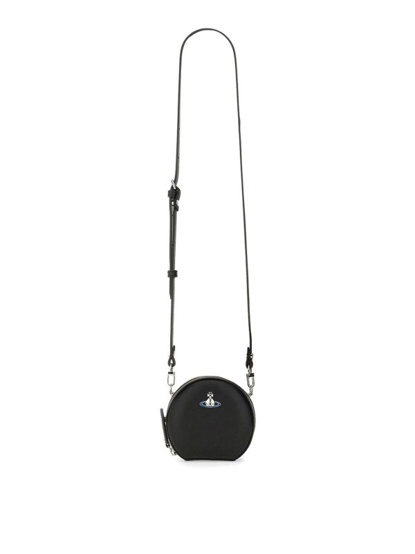 VIVIENNE WESTWOOD: shoulder bags - Mini Round Shoulder Bag