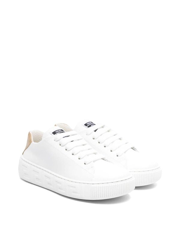 VERSACE: trainers - Leather sneakers