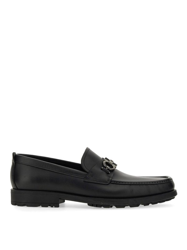 FERRAGAMO: ロファー＆スリッパ - ローファー - 黒