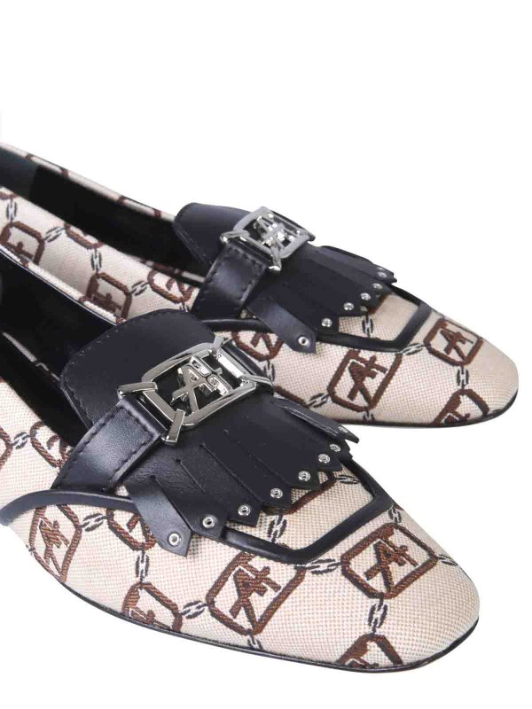 ALBERTA FERRETTI: Loafers & Slippers online - Logo loafers