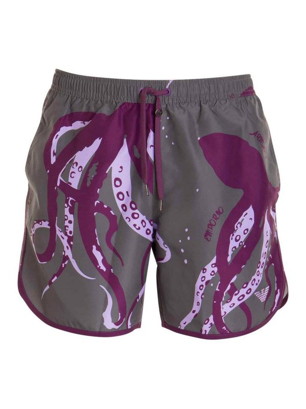 EMPORIO ARMANI: Shorts de bain - Short De Bain - Vert