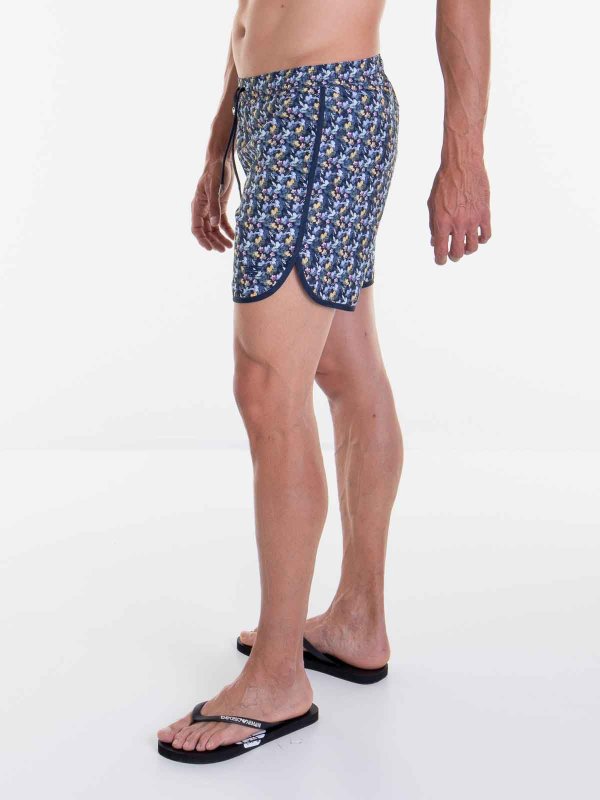 EMPORIO ARMANI: 水着 online - スイムショーツ/スイムトランクス - ブルー