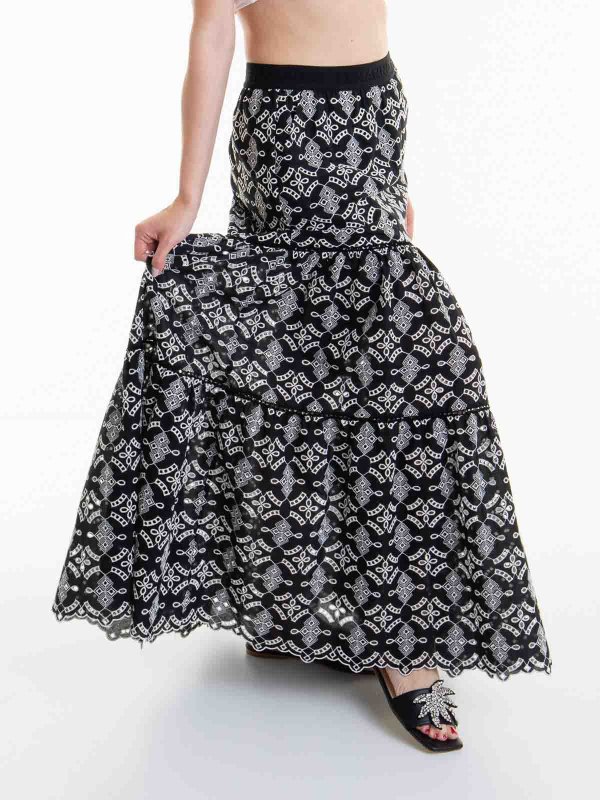 ERMANNO SCERVINO: Jupes longues online - Jupe Longue - Noir