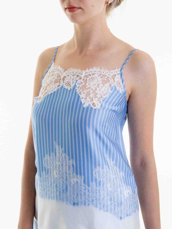 ERMANNO SCERVINO buy online トップ/タンクトップ - ライトブルー