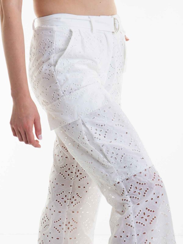 ERMANNO SCERVINO buy online Belted Perforated Pants