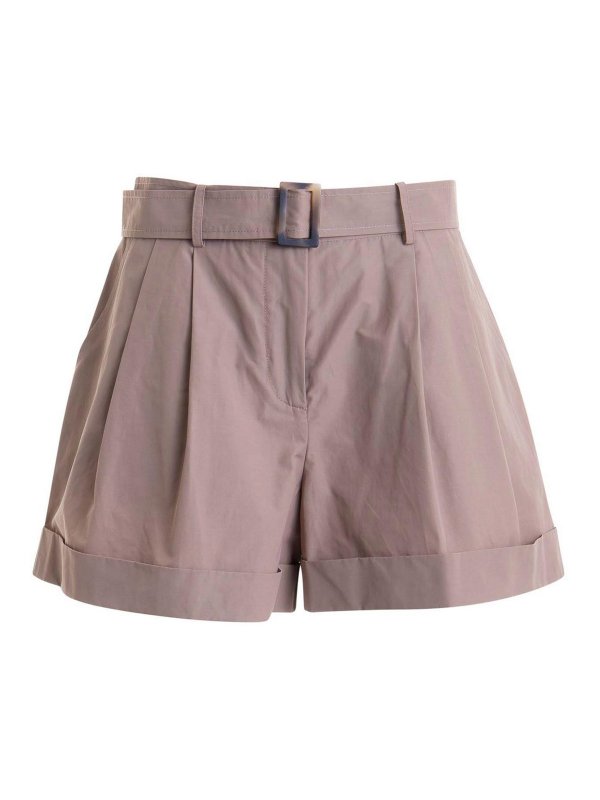 ERMANNO SCERVINO: トラウザーショーツ - ショートパンツ - ベージュ
