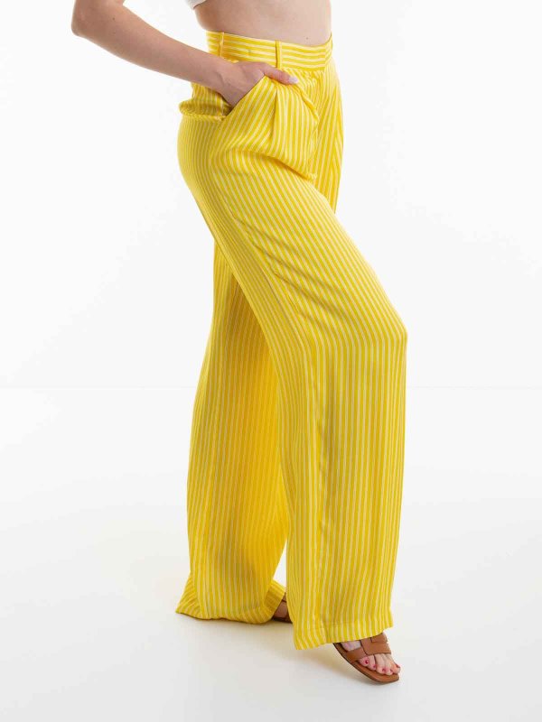 ERMANNO SCERVINO: カジュアルトラウザー online - カジュアルパンツ - イエロー