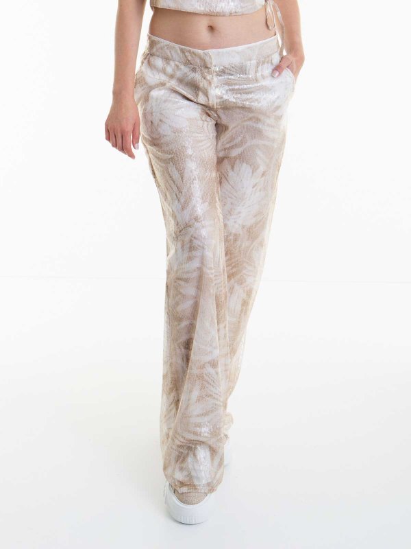 The Best Shops ERMANNO SCERVINO: カジュアルトラウザー - カジュアルパンツ - ベージュ