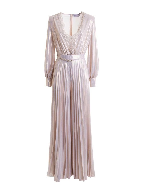 ERMANNO SCERVINO: jumpsuits - Hidden Zip Lace Jumpsuit