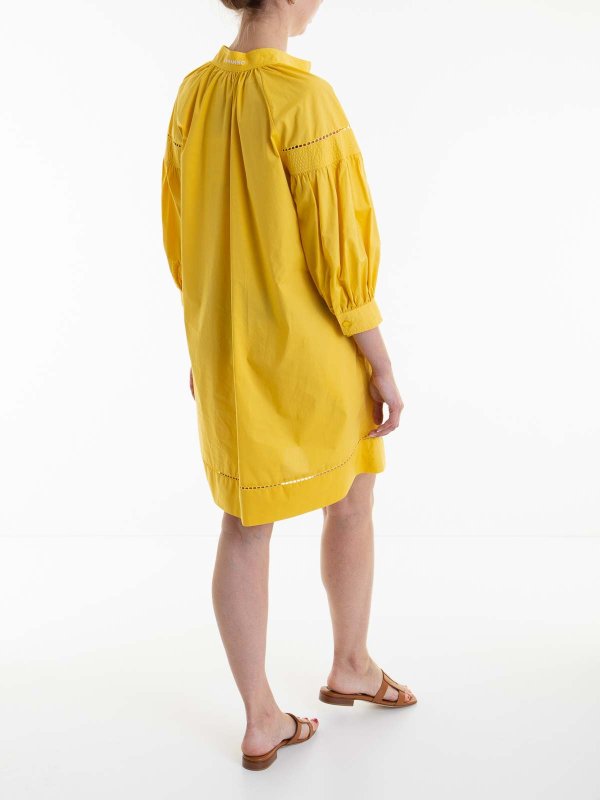 膝丈ドレス - イエロー shop online: ERMANNO SCERVINO