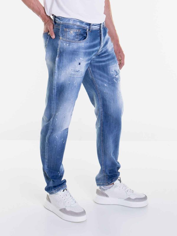 JOHN RICHMOND: Jeans évasés online - Jean Bootcut - Clair Délavé