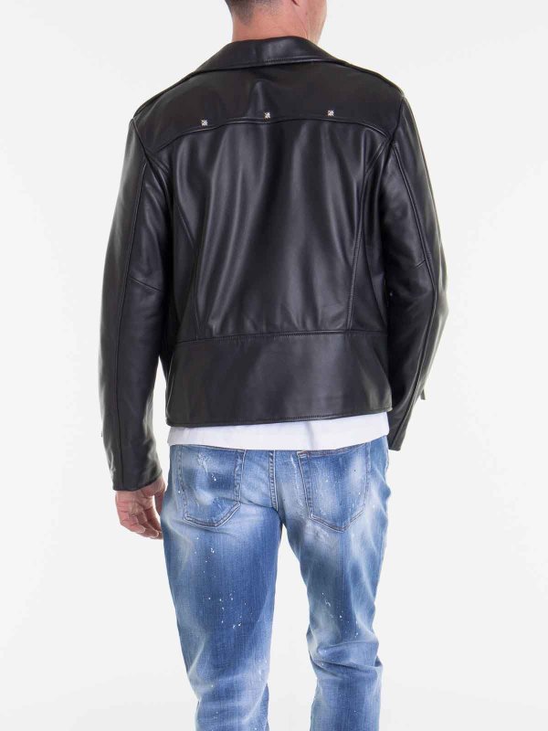 Notched Lapel Zip Jacket shop online: JOHN RICHMOND