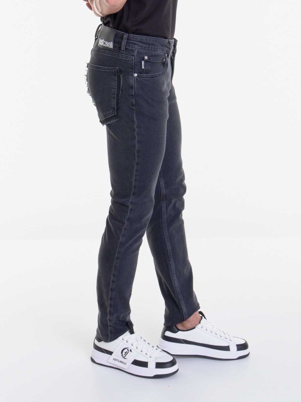 JUST CAVALLI: skinny jeans online - Skinny Fit Five Pocket Jeans