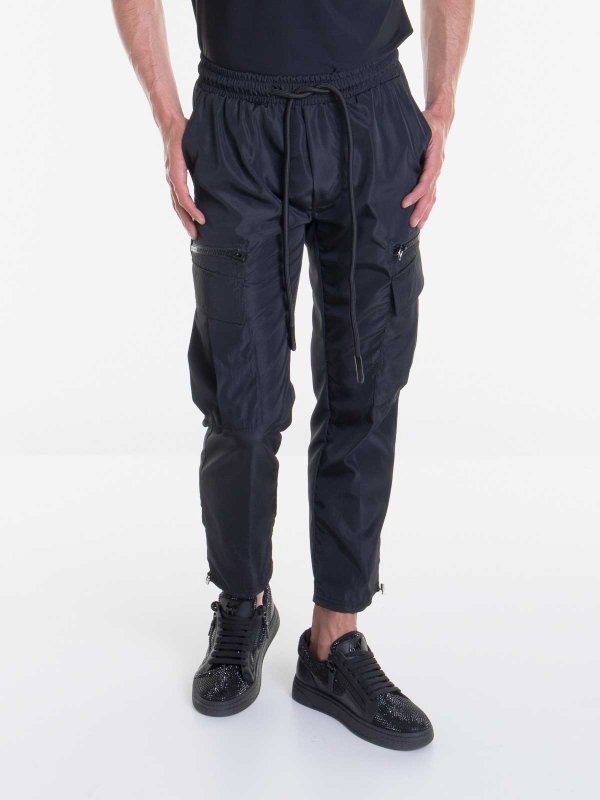 The Best Shops LES HOMMES: スウェットパンツ - トラックスーツ ボトムス - 黒