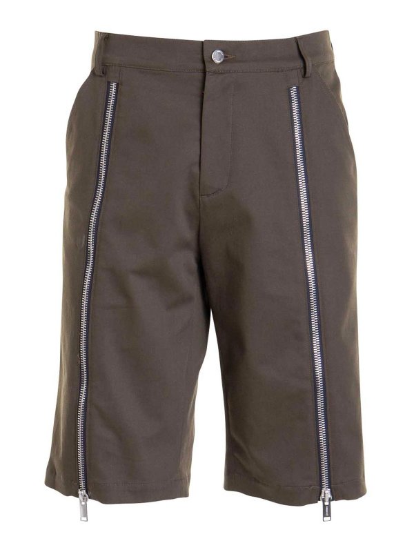 LES HOMMES: トラウザーショーツ - ショートパンツ - 緑