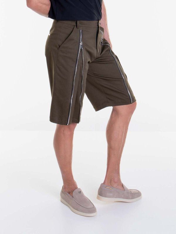 LES HOMMES: トラウザーショーツ online - ショートパンツ - 緑