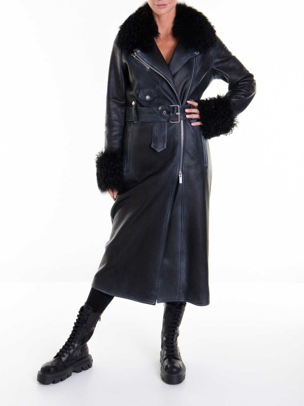 The Best Shops BLUMARINE: Kurze Mäntel - Kurzer Mantel - Schwarz