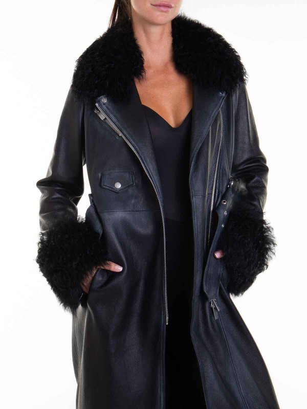 BLUMARINE buy online Kurzer Mantel - Schwarz