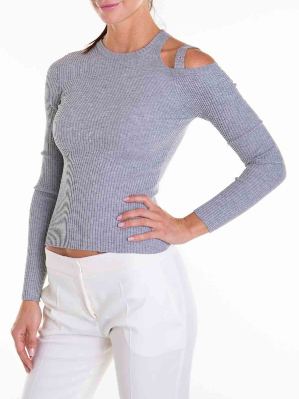 BLUMARINE buy online Suéter Cuello Redondo - Gris