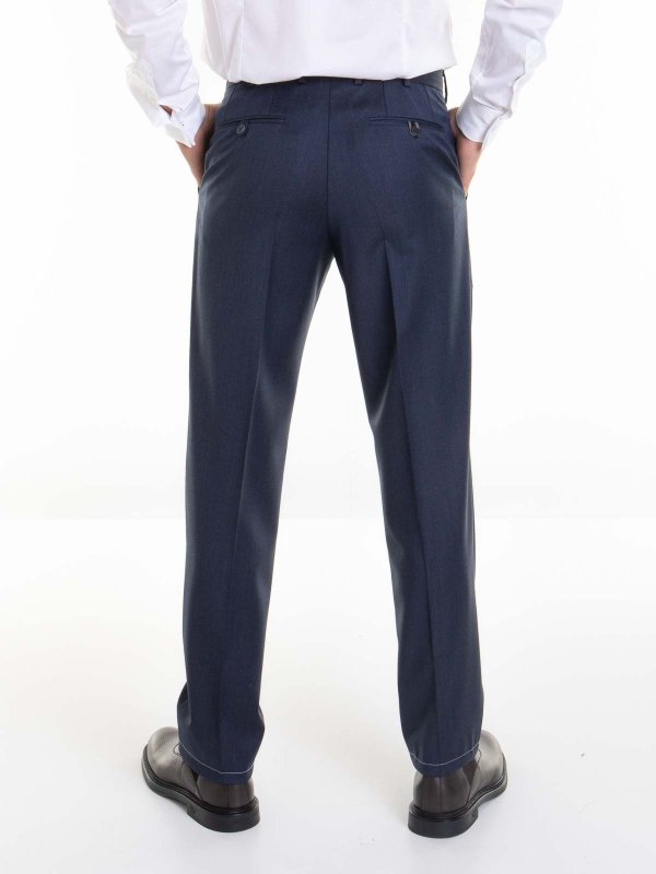 Pantalones De Sastrería - Azul shop online: BRIONI