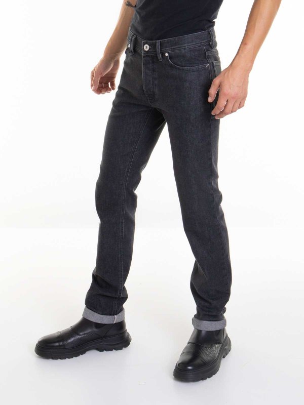 BRIONI: Bootcut online - Bootcut Jeans - Schwarz