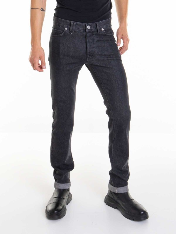The Best Shops BRIONI: Bootcut - Bootcut Jeans - Schwarz