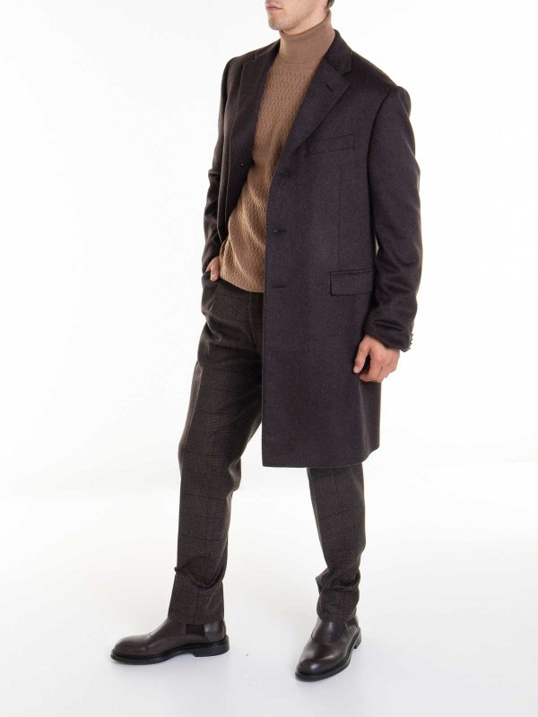 CORNELIANI: Kurze Mäntel online - Kurzer Mantel - Braun