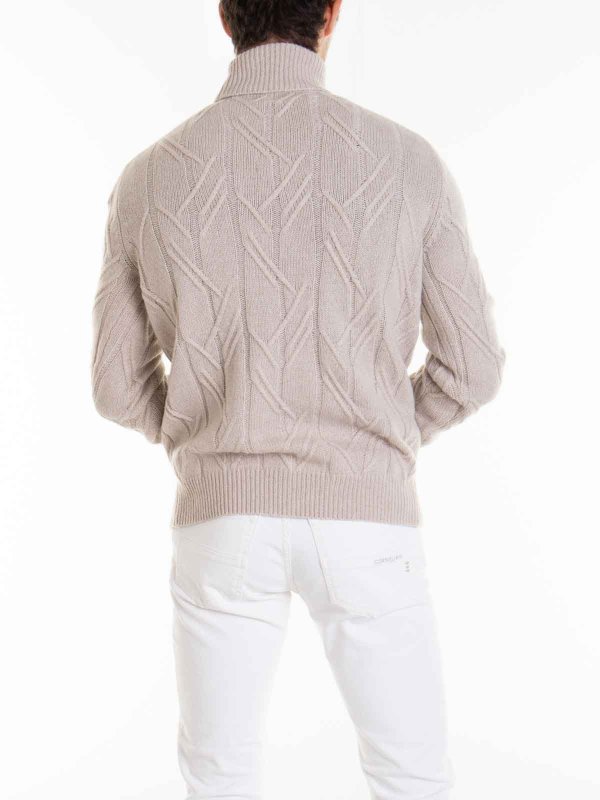 Braided High Neck Sweater shop online: CORNELIANI