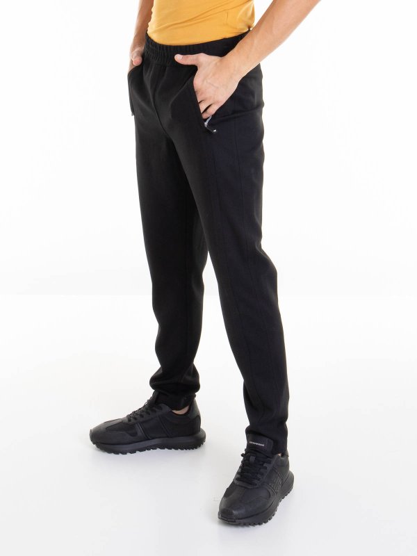 EMPORIO ARMANI: pantaloni casual online - Pantaloni con logo sul retro