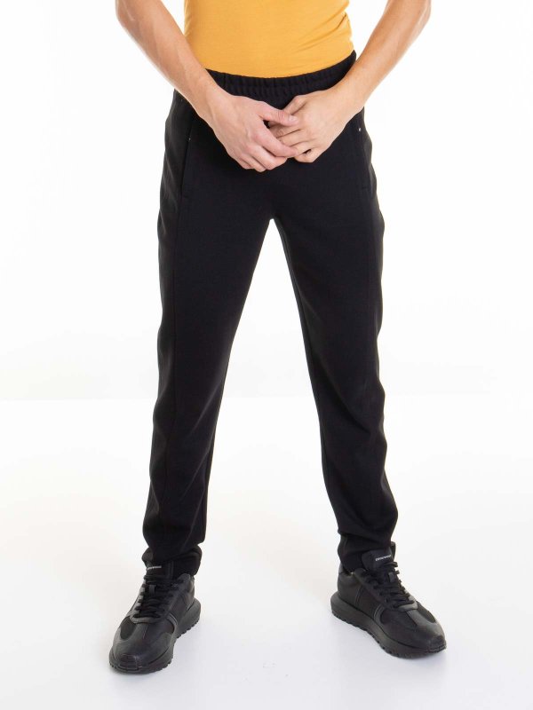 The Best Shops EMPORIO ARMANI: pantaloni casual - Pantaloni con logo sul retro