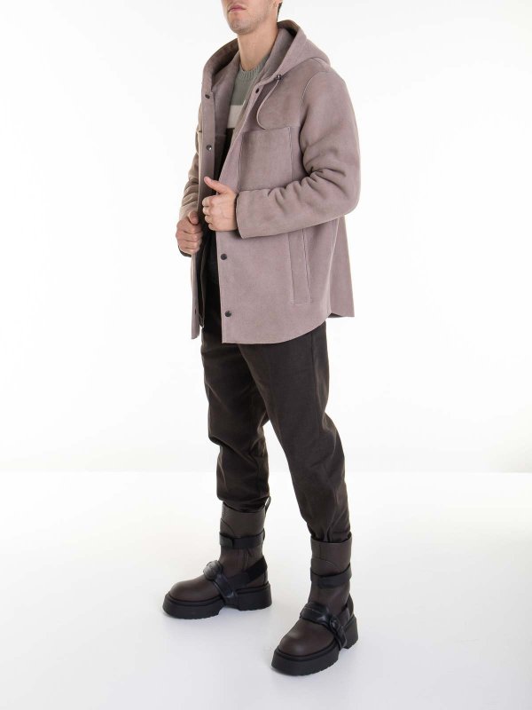 EMPORIO ARMANI: Kurze Daunenjacken online - Daunenjacke - Beige