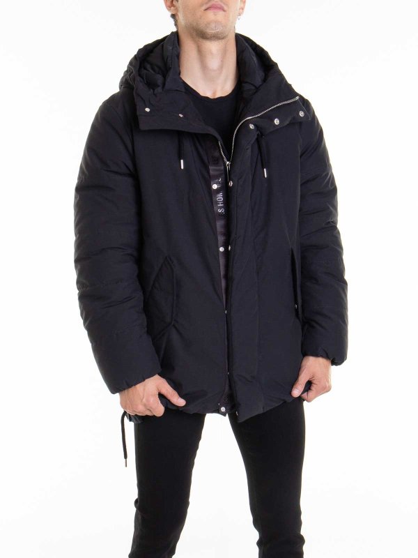 The Best Shops LES HOMMES: padded jackets - Loose Fit Hooded Jacket