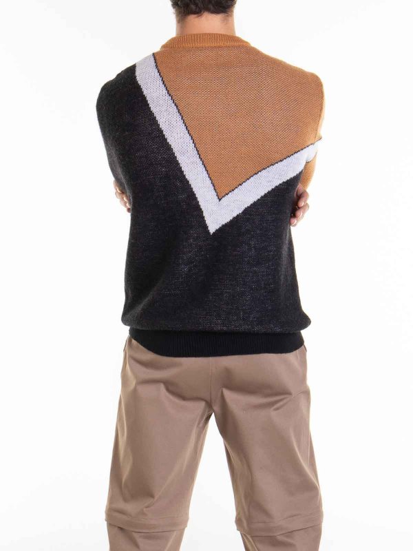 Round Neck Long Sleeve Sweater shop online: LES HOMMES