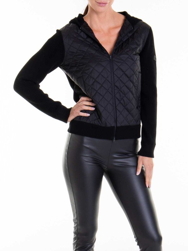 The Best Shops Max Mara: casual jackets - Hooded Ribbed Zip Jacket